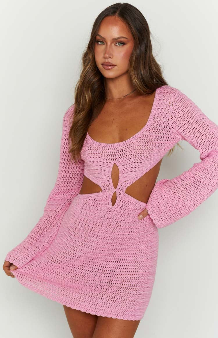 Fashion Cut Out Tassel Dress