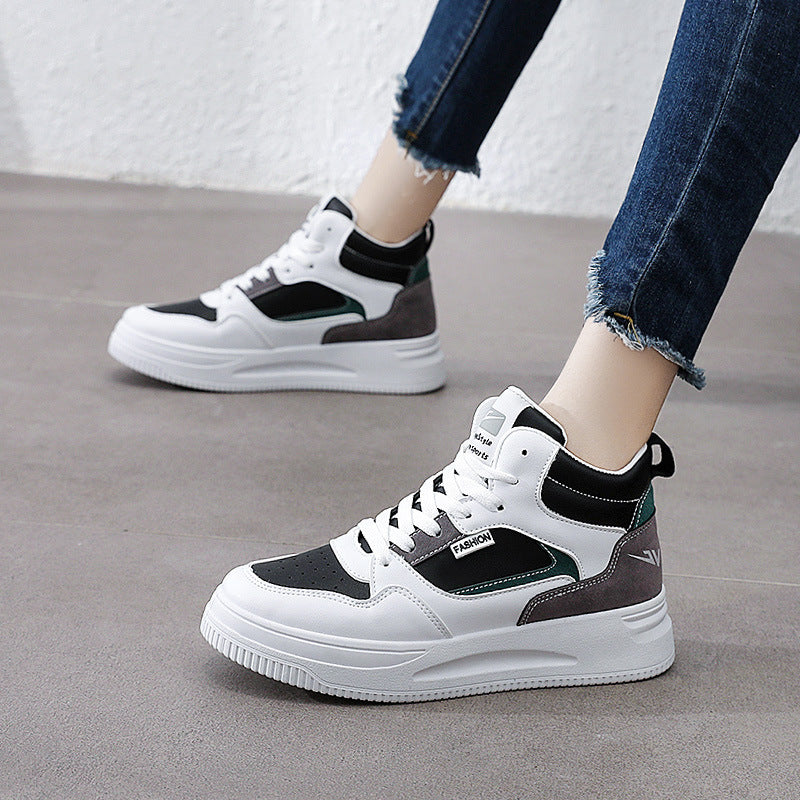 High-top Women's Shoes New Thin Models Versatile And Breathable
