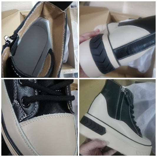 Casual High-top Shoes With An Inside Lift