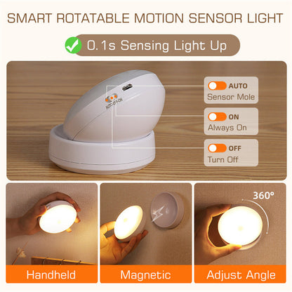 Motion Sensor LED Night Light-Illuminate Your Space with Smart Precision